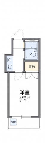 レオパレス蕨第33の間取り画像
