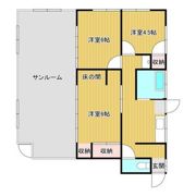 米永貸家の間取り画像