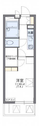 レオパレス生野Ⅲの間取り画像