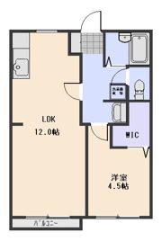 リバーサイドハイツBの間取り画像