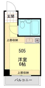 トーカン新宿第2キャステールの間取り画像