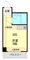 トーカン新宿第2キャステールの間取り画像
