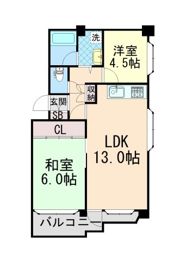 ヴォーン岡本の間取り画像
