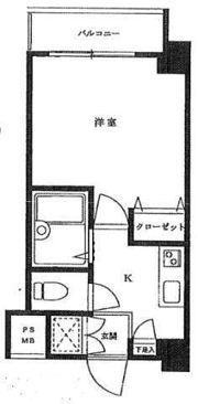 スカイコート文京小石川第3の間取り画像