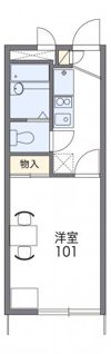 レオパレスエメラルドの間取り画像