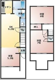 MINCA(日和町)9-13の間取り画像