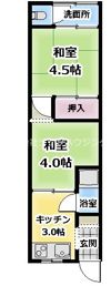 八雲第2ハイツの間取り画像