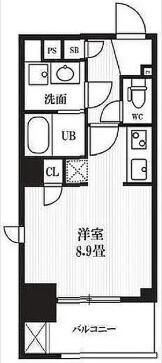 PEAKS神田の間取り画像