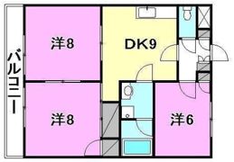 サザンキャッスル大野の間取り画像