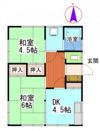 ビホウ荘の間取り画像