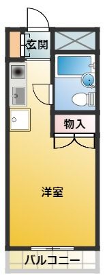 トーケンフラットの間取り画像