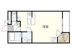レオパレスひいらぎⅤの間取り画像