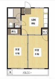 コーポ乗松の間取り画像