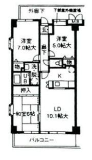 ネオスふじみ野の間取り画像