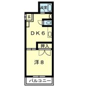 コーポ九品寺の間取り画像