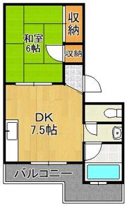 パークハイツ三萩野の間取り画像
