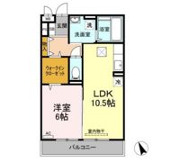 エスポワール青江の間取り画像