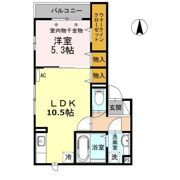 メープル・シャンテの間取り画像