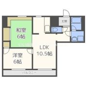 インプルーブ天六の間取り画像