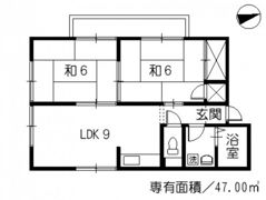 ハイツハーモニーA棟の間取り画像