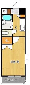 KMマンション北方の間取り画像