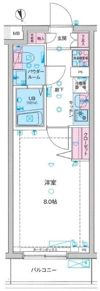 GENOVIA亀戸水神 skygardenの間取り画像
