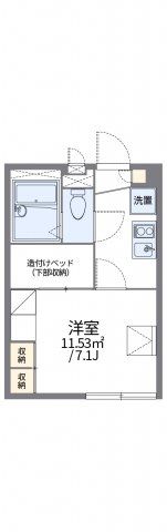 レオパレスサンヴィレッジ18の間取り画像