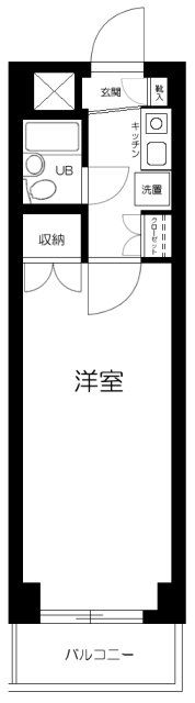 スワンハイツの間取り画像