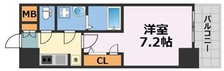 S-RESIDENCE阿波座bouncyの間取り画像