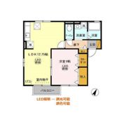 ハイツ・クレール坂東Bの間取り画像