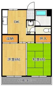 シャトーMoRi3の間取り画像