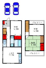 室堂町戸建の間取り画像