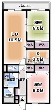 サンパティークセブンティスリーの間取り画像