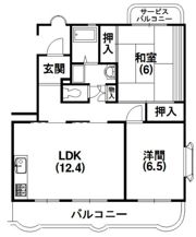 カーサフォルテの間取り画像