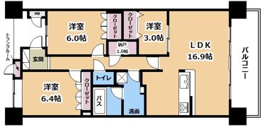 ヴィーナススクエアの間取り画像