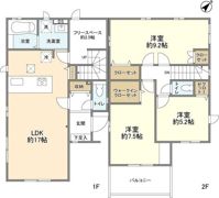 4087志木市柏町20期6棟5号棟の間取り画像