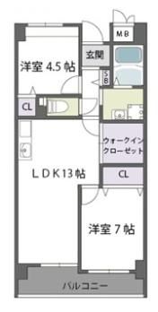 ハーヴィス・カエロンの間取り画像