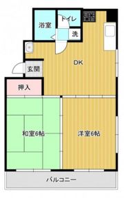 フラワーパレスハラダの間取り画像