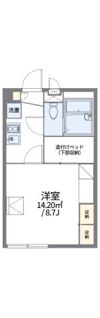 レオパレスプラチナの間取り画像