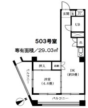 吉祥寺モトハシビルの間取り画像