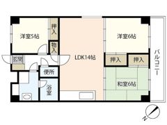 西広島ガーデニアの間取り画像