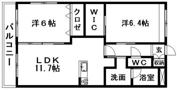 コルベーユの間取り画像