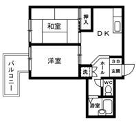 オークハイムの間取り画像