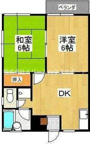 リバティ池田の間取り画像