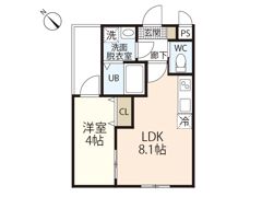 MOVE西原EASTの間取り画像