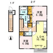 プレミアAの間取り画像