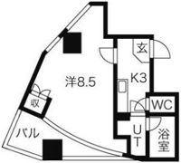 パックス荒畑 2の間取り画像
