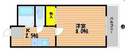 アメニティ西古松の間取り画像