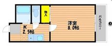 アメニティ西古松の間取り画像