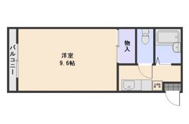 竹田レジデンスAの間取り画像